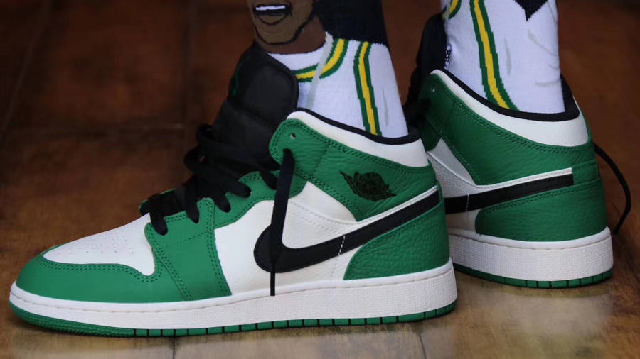 Jordan 1 Mid SE Green Black Where To Buy 852542301 The Sole Supplier