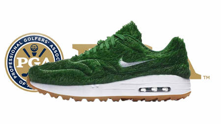 Grass Adorns The Nike Air Max 1 To Honour The PGA Tour Grass Adorns The Nike Air Max 1 To Honour The PGA Tour