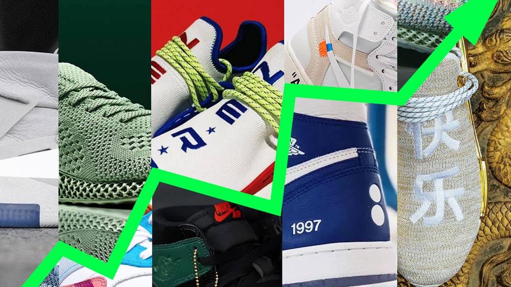 Top 10 Highest Reselling Sneakers Of 2018