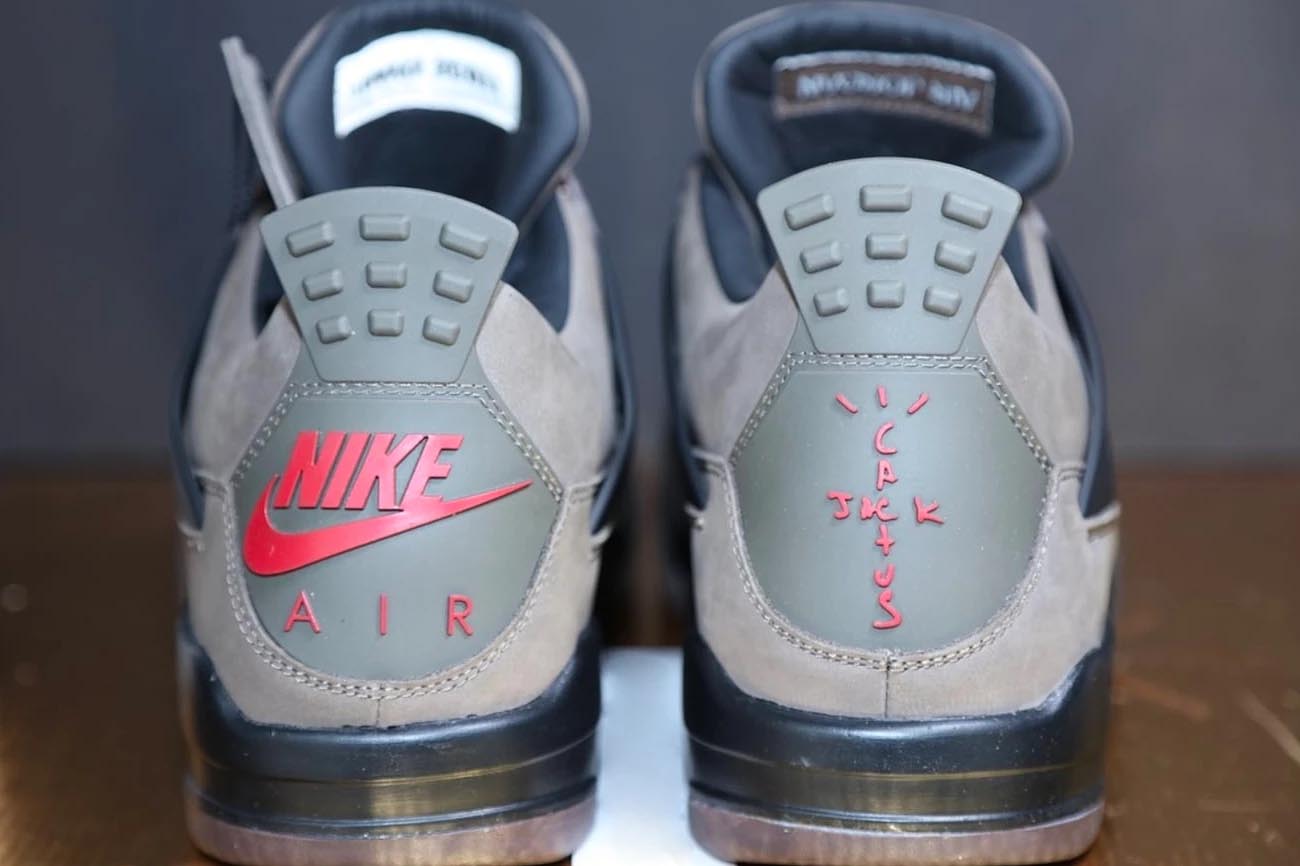 The Travis Scott x Air Jordan 4 Emerges In An Earthy Colourway