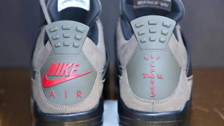 The Travis Scott x Air Jordan 4 Emerges In An Earthy Colourway The Travis Scott x Air Jordan 4 Emerges In An Earthy Colourway