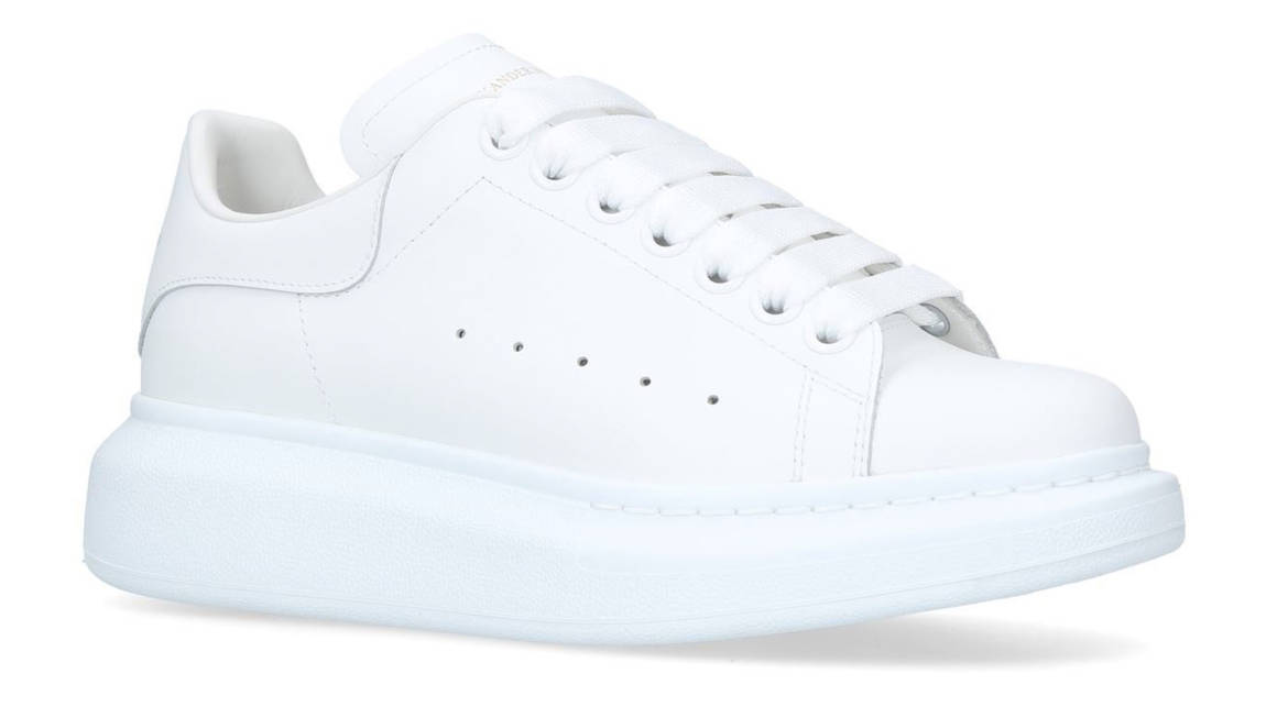 Take It Triple White In The Alexander McQueen Runway Platform | The ...