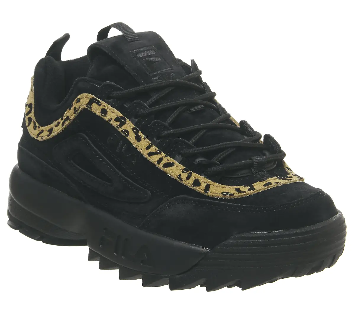 Fila disruptor on sale leopard print