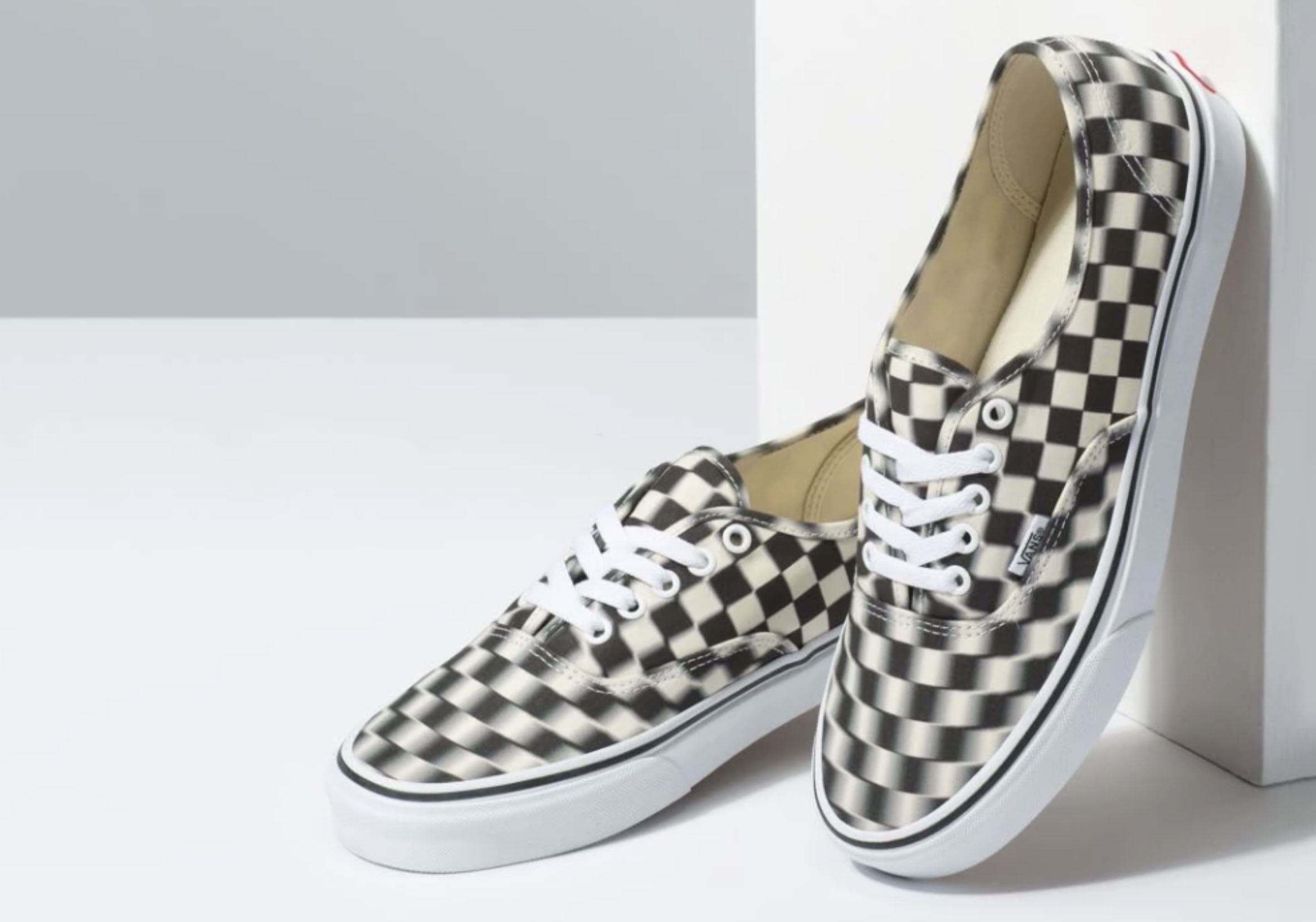 Vans Add A "Blur" Effect To Their Authentic Checkerboard Silhouette