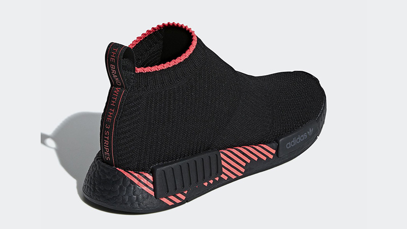 black adidas sock shoes