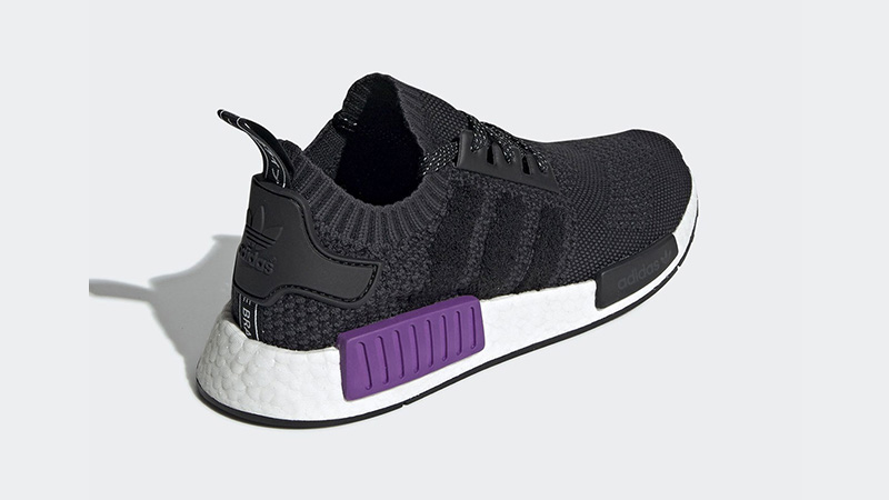 black purple and green nmd