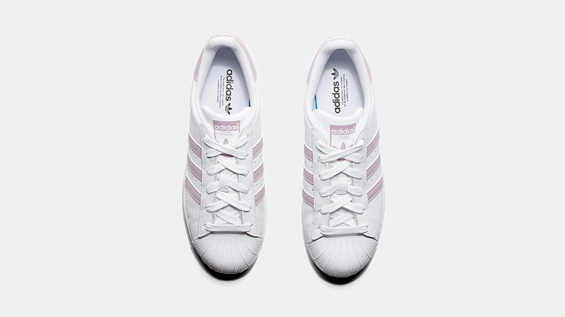 adidas Superstar White Pink Womens