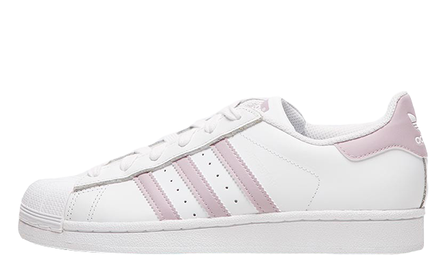 adidas Superstar White Pink Womens