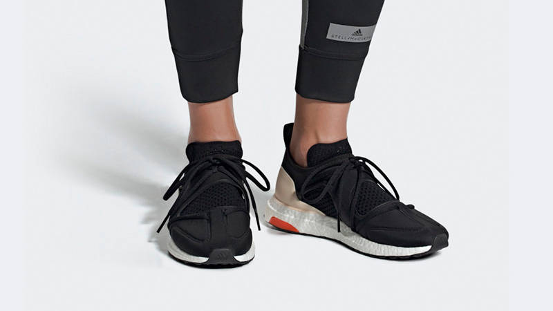 adidas x Stella McCartney Ultra Boost T Black Beige Women's
