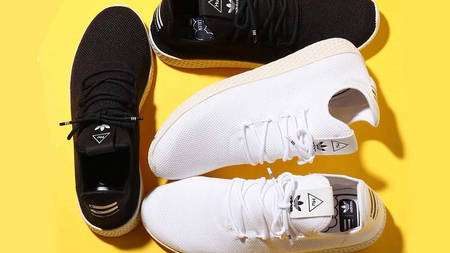 The Pharrell Williams x adidas Tennis Hu Gets A Minimalist Makeover The Pharrell Williams x adidas Tennis Hu Gets A Minimalist Makeover