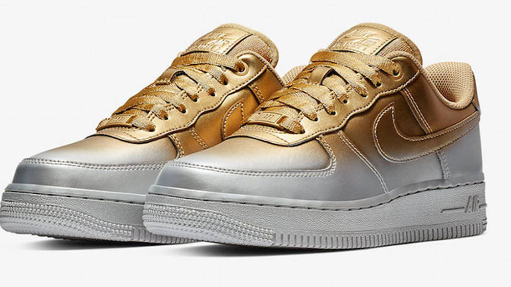 Nike’s Air Force 1 Gets A Spray Painted Metallic Makeover Nike’s Air Force 1 Gets A Spray Painted Metallic Makeover
