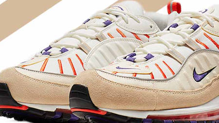 Contrasting Tones Decorate The Nike Air Max 98 Sail And Court Purple Contrasting Tones Decorate The Nike Air Max 98 Sail And Court Purple