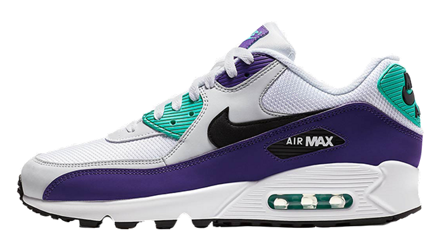 air max white and purple
