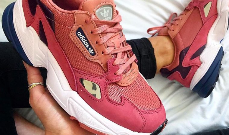 adidas falcon pink blue