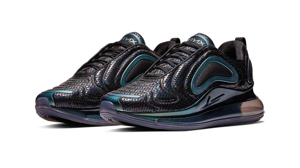 The Nike Air Max 720 Surfaces In ‘Iridescent’ And ‘Triple Black’ Colourways