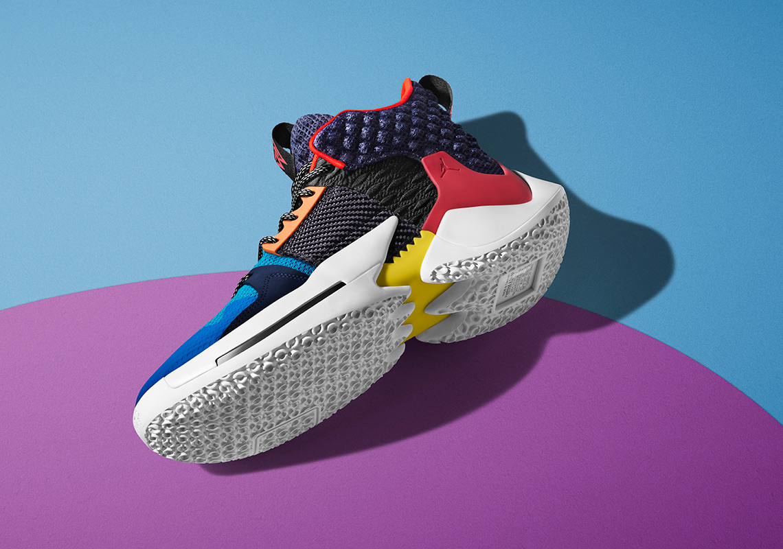 Colours And Textures Contrast On Russell Westbrook’s Air Jordan Zer0.2