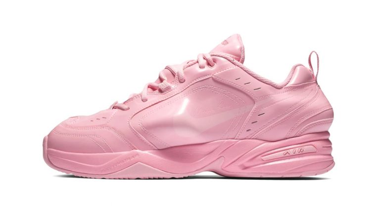 martine rose x nike air monarch iv pink