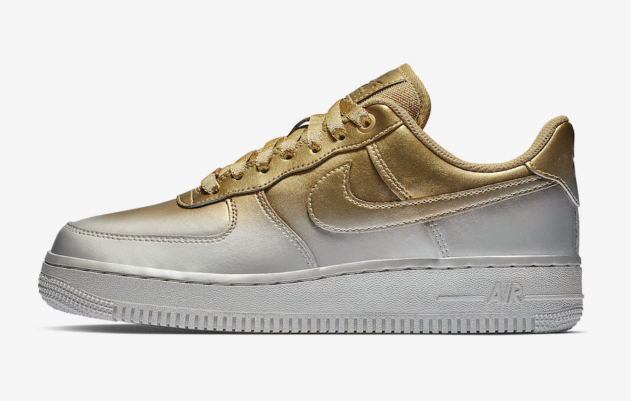 Nike's Air Force 1 Gets A Spray Painted Metallic Makeover