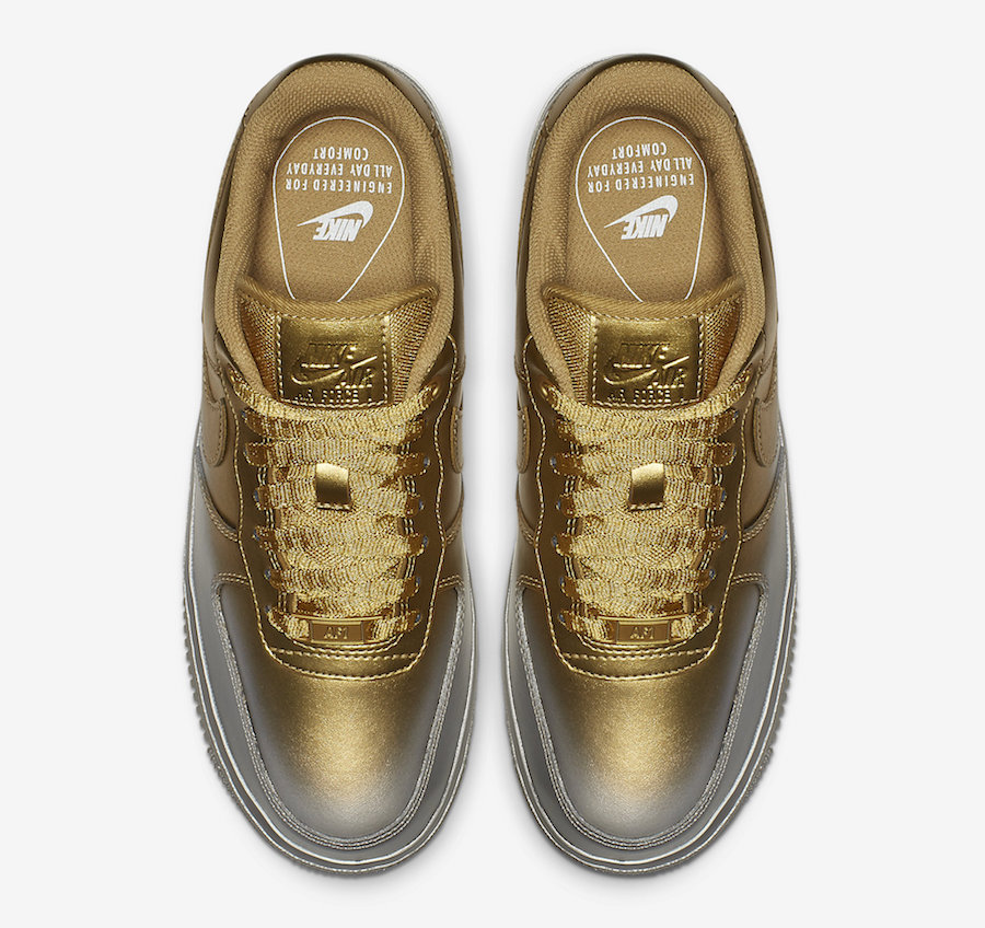Nike's Air Force 1 Gets A Spray Painted Metallic Makeover