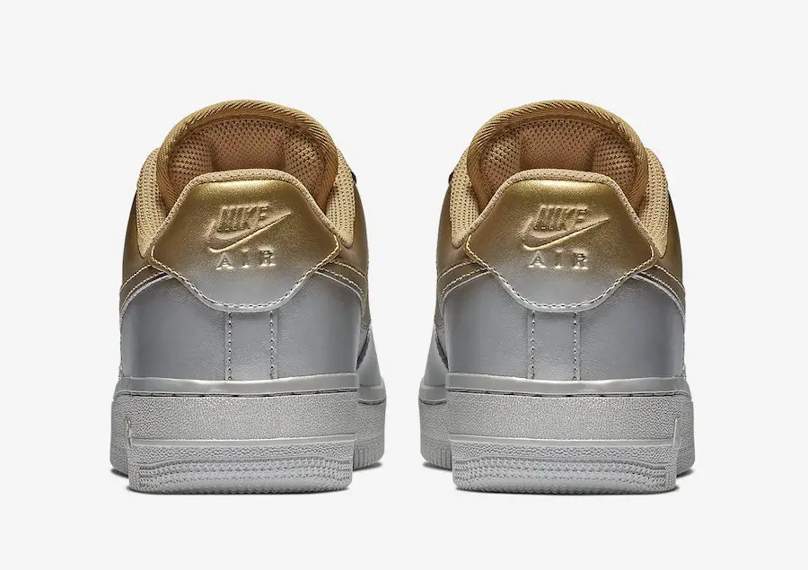Nike's Air Force 1 Gets A Spray Painted Metallic Makeover The Sole