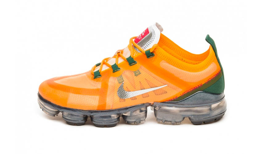 nike air vapormax 2019 orange silver