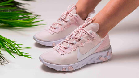An Exclusive Closer Look At The Nike React Element 55 'Light Pink'