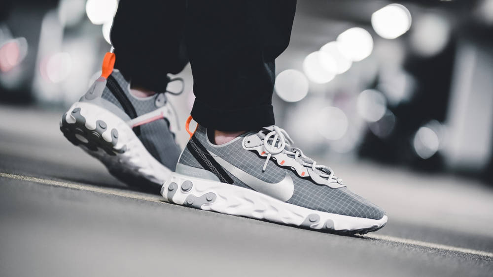 The Nike React Element 55 'Grey Grid' Is A Sneaker Essential The Nike React Element 55 ‘Grey Grid’ Is A Sneaker Essential