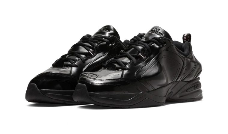 nike x martine rose air monarch iv black