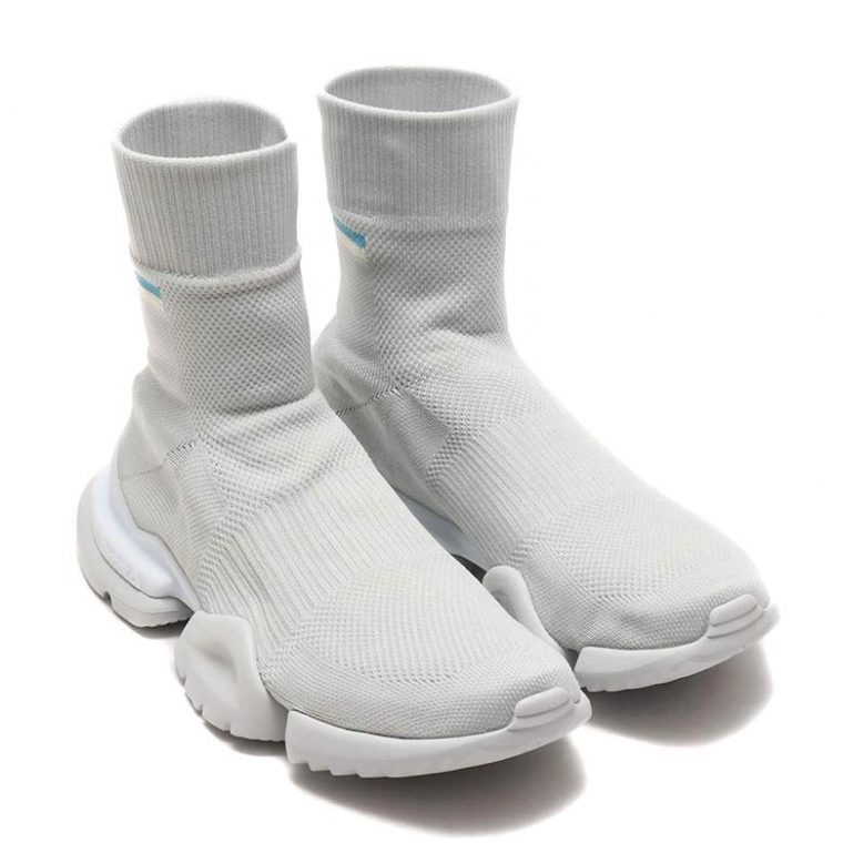 reebok sock runr grey