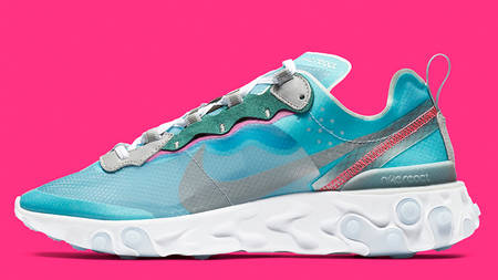 Ocean Blue Hues Hit The Nike React Element 87 Ocean Blue Hues Hit The Nike React Element 87