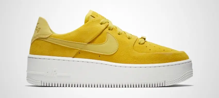 nike air force sage low yellow