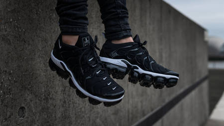 Bold Branding Features On The Nike Air VaporMax Plus 'Black/White'