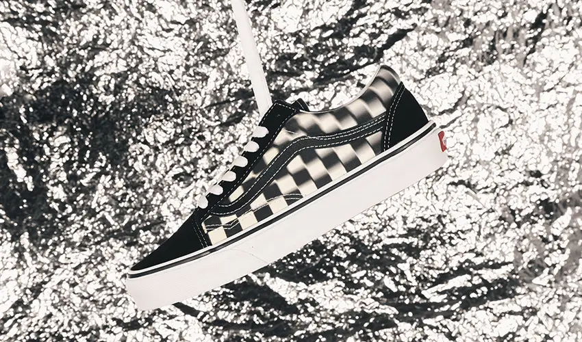 Vans blurred outlet checkerboard old skool