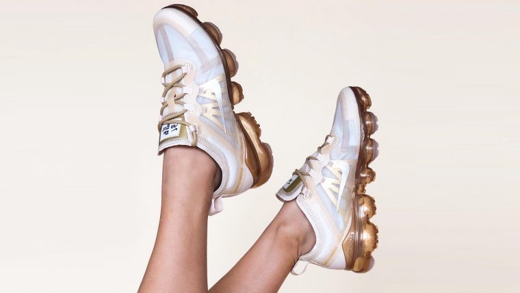 nike air vapormax 2019 womens gold