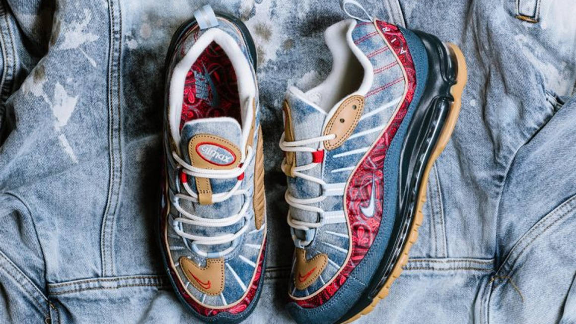 silver and red air max 97