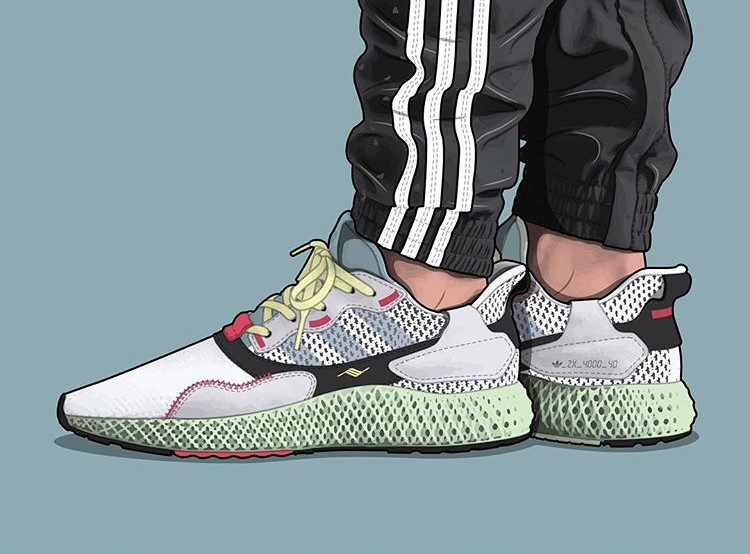 adidas zx 4000 4d resell