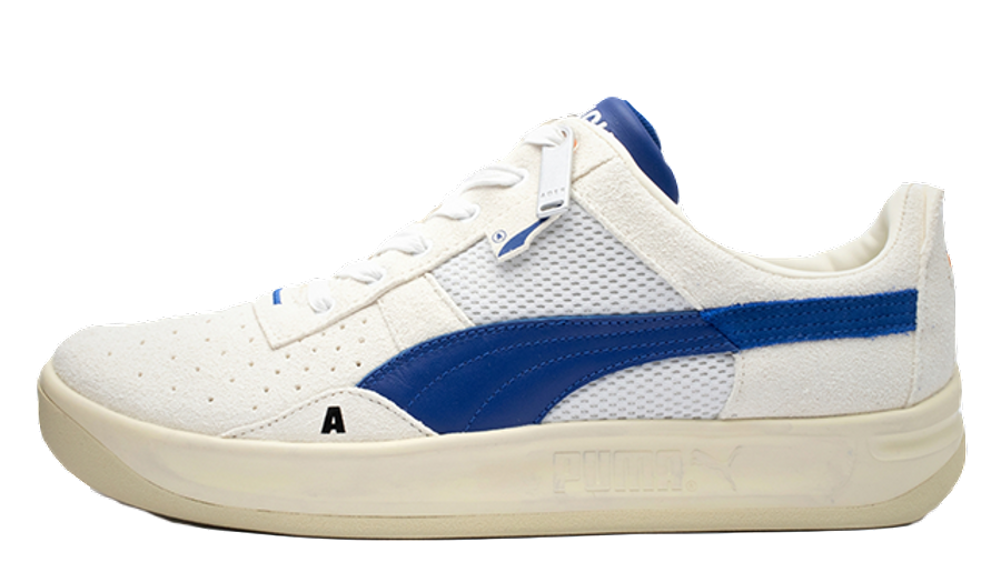 puma california white blue