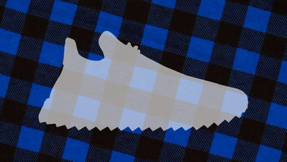 The Pharrell Williams x adidas NMD Hu Gets A Blue Check Makeover The Pharrell Williams x adidas NMD Hu Gets A Blue Check Makeover