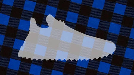 The Pharrell Williams x adidas NMD Hu Gets A Blue Check Makeover The Pharrell Williams x adidas NMD Hu Gets A Blue Check Makeover