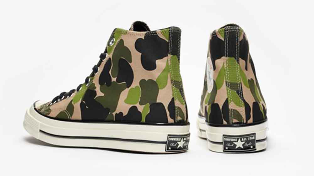 Converse Chuck 70 Hi Camo Green