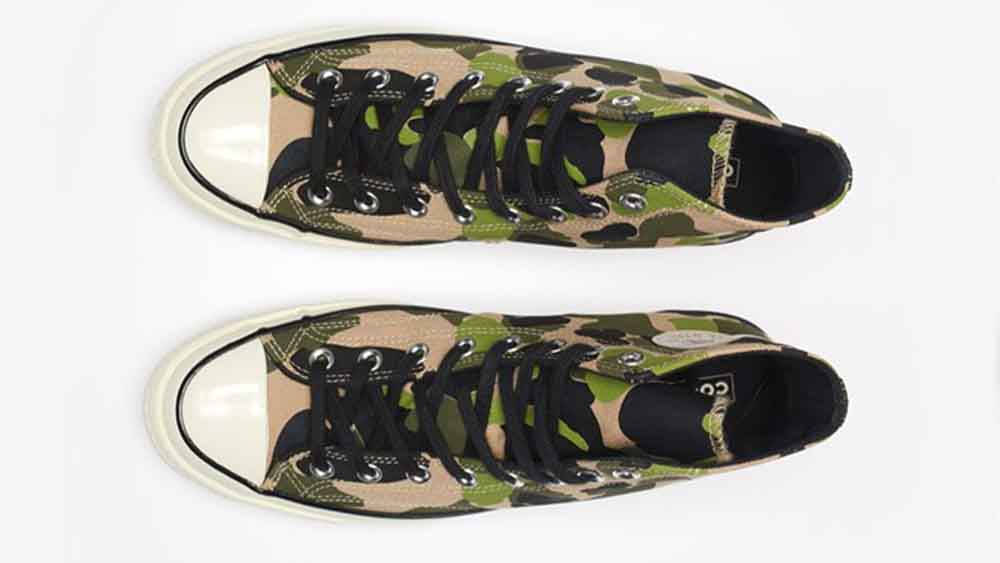 Converse Chuck 70 Hi Camo Green