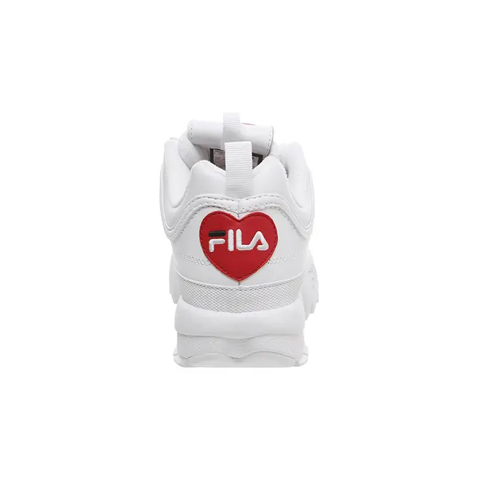 Fila disruptor ii trainers white hot sale heart exclusive