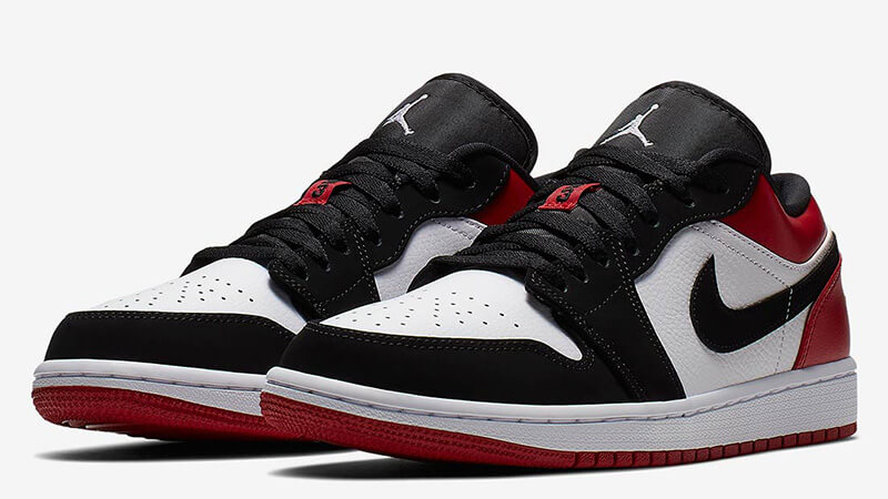 Jordan 1 Low Black Red - Where To Buy 