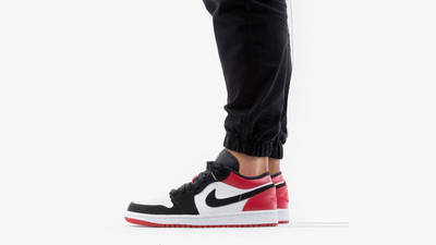 Jordan 1 Low Black Red | Where To Buy 