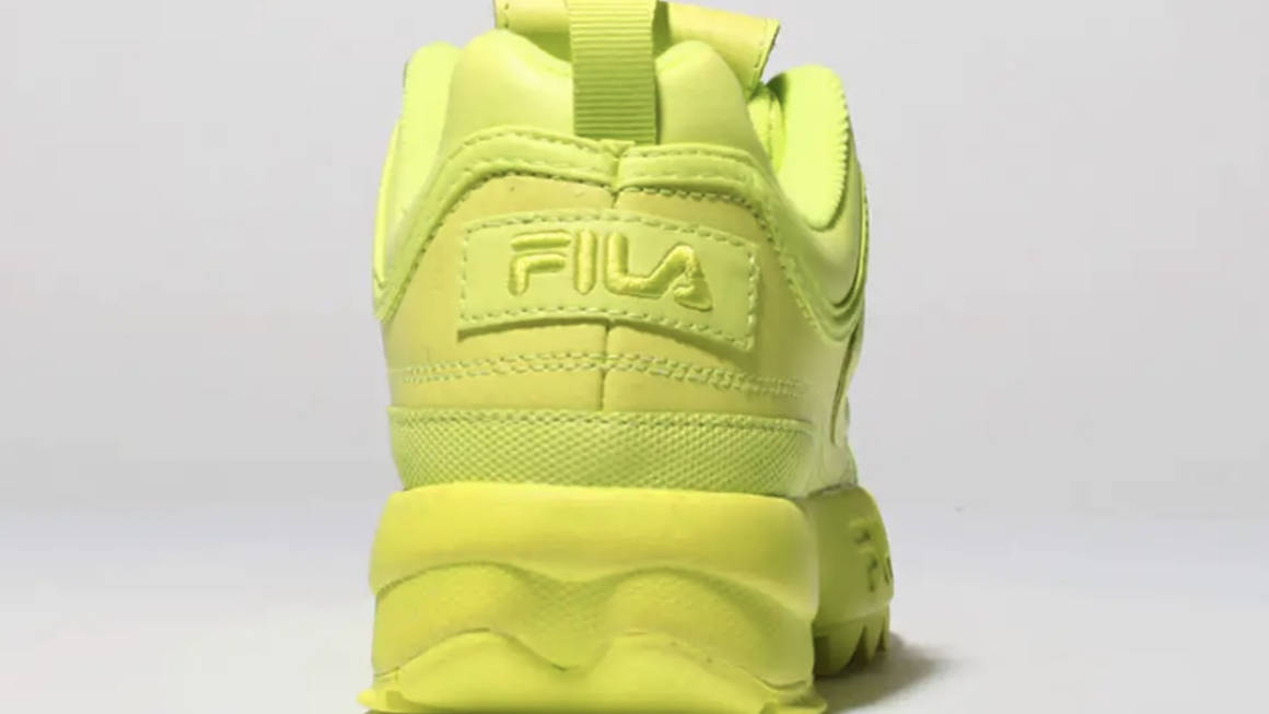 fila disruptor 2 neon green