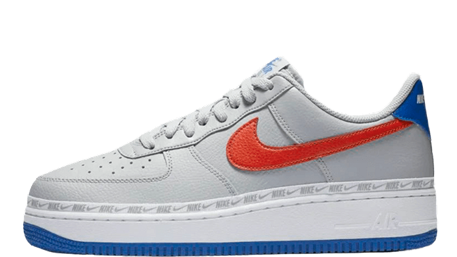 nike air force 1 gray and blue