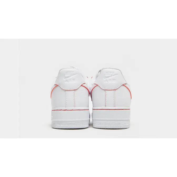 Nike Air Force 1 07 LV8 White Red Womens