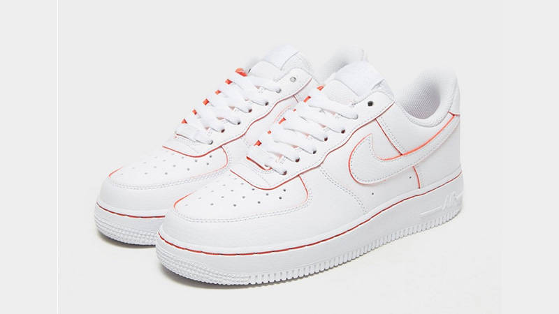 nike air force 1 red tick womens