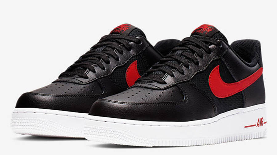 black red and white air force 1
