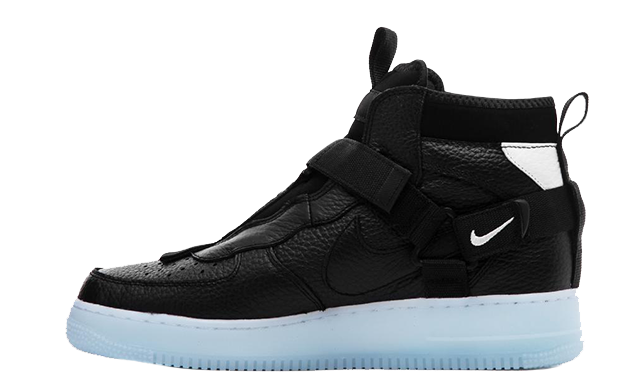 nike air force utility black and blue